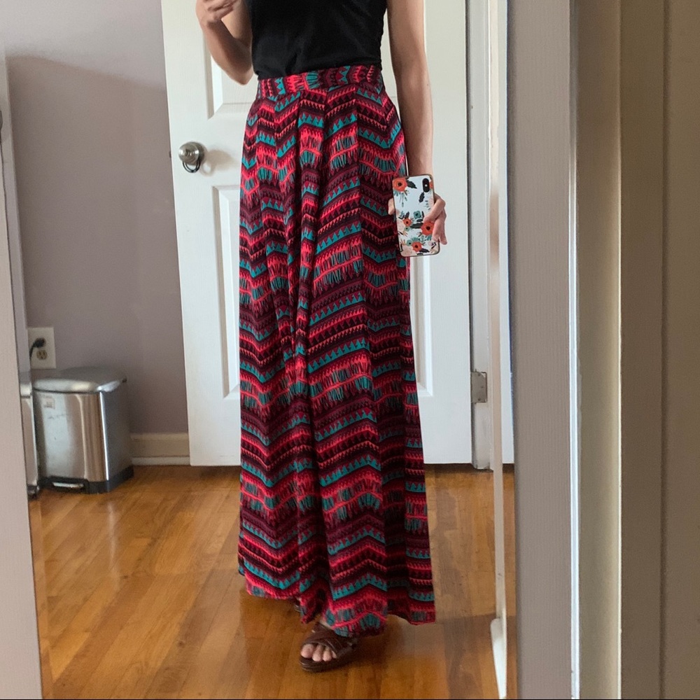 Painted Thread maxi skirt